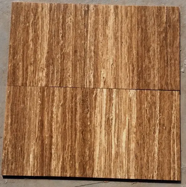 Noche traverten slab plaka 2 ve 3cm
